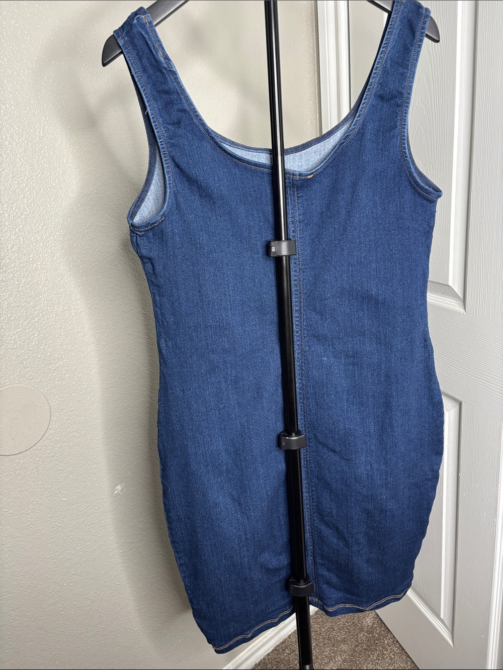 Dark blue jean dress - Picture 4 of 6
